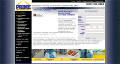 Desktop Screenshot of primepolymers.com